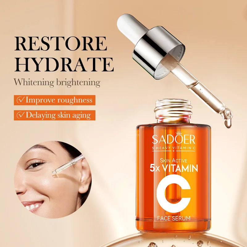 Vitamin C serum with dropper